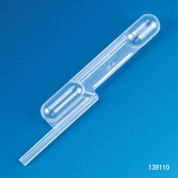 Globe Scientific Transfer Pipet, Exact Volume, 50uL (0.05mL), 59mm Long, 500/Pack, 10 Packs/Case Transfer pipettes; liquid transfer; plastic pipettes; transfer pipet